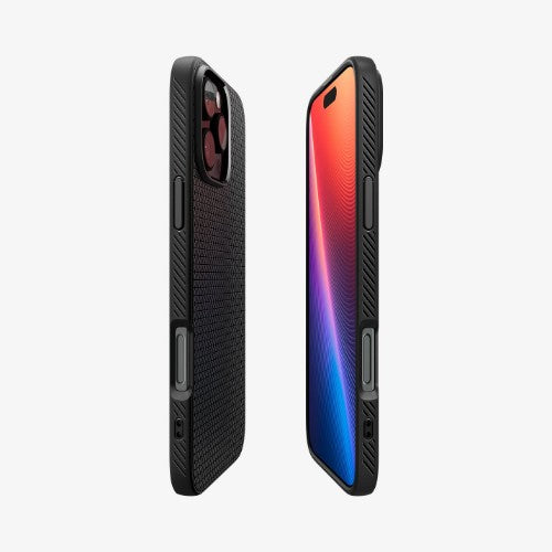 Spigen Liquid Air mobile phone case 16 cm (6.3") Cover Black