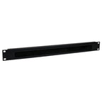 StarTech.com 1U High-density Brush Strip Cable Management Panel, Sturdy Steel Horizontal Data Centre Cable Organizer