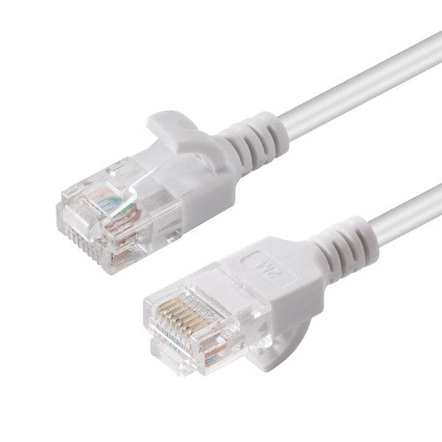 Microconnect V-UTP601W-SLIM networking cable White 1 m Cat6 U/UTP (UTP)