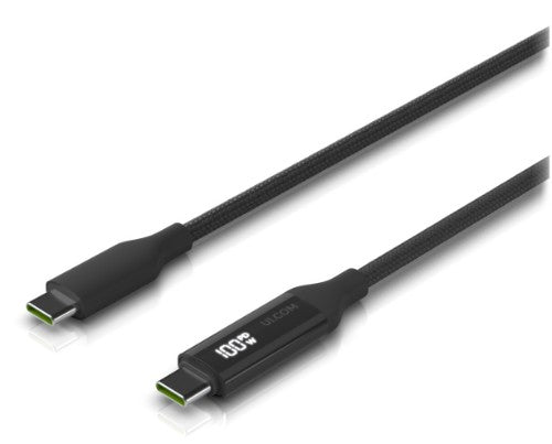 Ubiquiti UACC-Cable-USB-100W-2M-BK USB cable USB C Black, Grey
