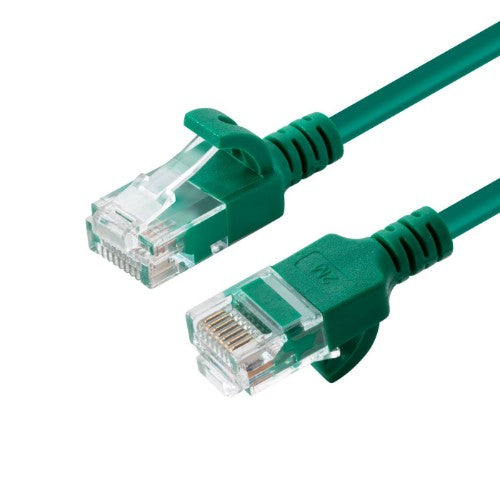Microconnect V-UTP6A0015G-SLIM networking cable Green 0.15 m Cat6a U/UTP (UTP)