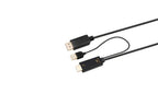 Microconnect HDMI-DP-CON3 video cable adapter 3 m HDMI Type A (Standard) DisplayPort Black