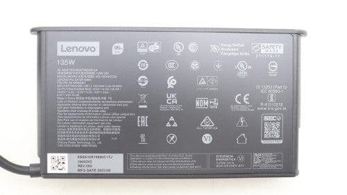 Lenovo 5A10W86327 power adapter/inverter Indoor 135 W Black