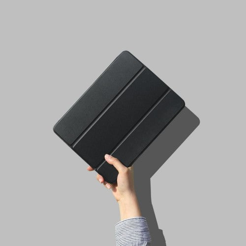 eSTUFF SEATTLE Pencil Case iPad 9.7 2018/2017 - Black PU leather