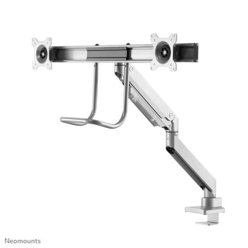 Neomounts NM-D775DXSILVER Monitor arm 10-32" - gas spring - Topfix - 180°-stop