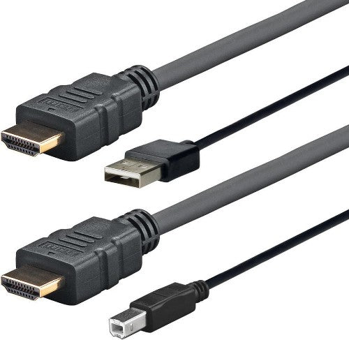 Vivolink PROHDMIUSBAB5AMP video cable adapter 5 m Black