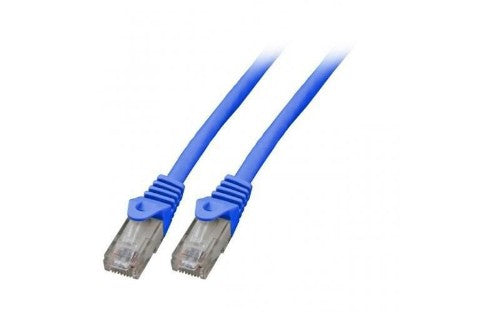 Mercodan Patchkabel KAT6 UTP, Blå, 2,0m, Halogenfri, 2x4xAWG24 LSZH, Polybag, CCA networking cable Blue 2 m Cat6 U/UTP (UTP) Round