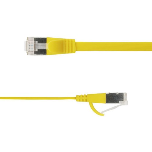 LinkIT STP-FL6A-00200-GL networking cable Yellow 2 m Cat6a U/FTP (STP)