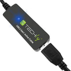 Techly ICUR30100G USB cable USB 3.2 Gen 1 (3.1 Gen 1) 10 m USB A Black