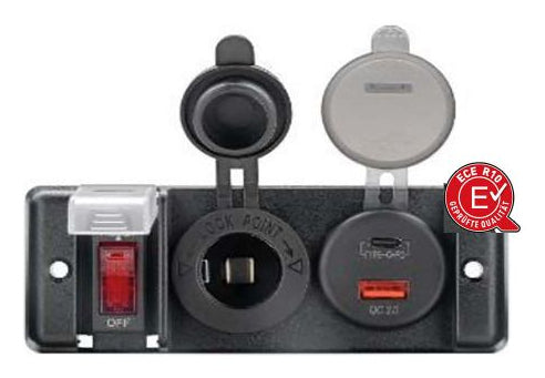 RAM Mounts 560004 mobile device charger Smartphone Grey Fast charging Auto