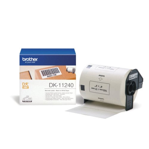 Brother DK-11240 DirectLabel Etikettes white 102mm x 51mm 600 for Brother QL 12-102mm