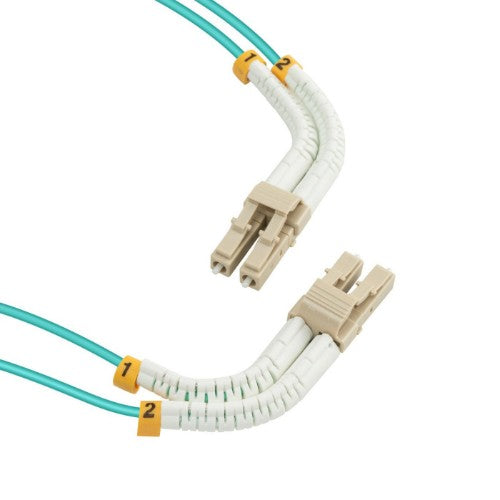 Lanview LVO231301-FLEX InfiniBand/fibre optic cable 2 m LC Aqua colour