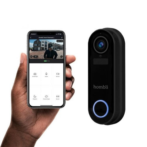 Hombli Smart Doorbell Pack Black, White