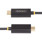 StarTech.com 2m DisplayPort to HDMI Adapter Cable, 4K 60Hz with HDR, DP to HDMI 2.0b, Active Video Converter, DisplayPort Desktop to HDMI Monitor
