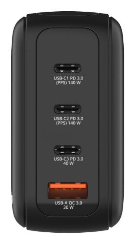 Verbatim Mini GaN Charger 140W with Display