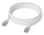 Ubiquiti UACC-Cable-Patch-EL-C6A-5M-W networking cable Translucent, White Cat6a
