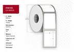 Capture CA-LB3016 printer label White