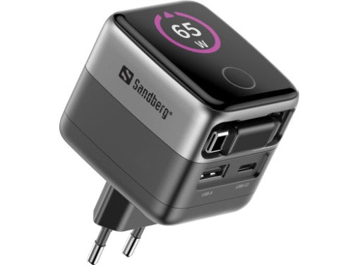 Sandberg Charger PD65W Display + Cable