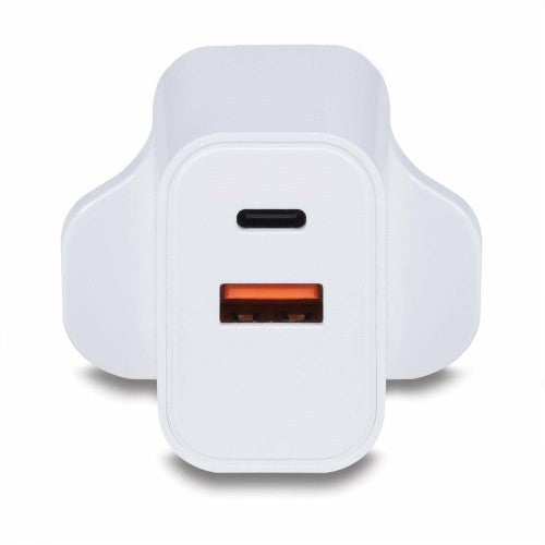 Lindy 30W USB Type A and C Charger UK Plug