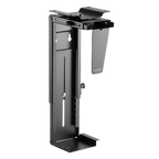 LogiLink EO0005 CPU holder Desk-mounted CPU holder Black