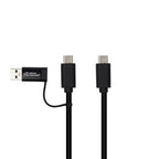Microconnect USB3.1CCA1 USB cable USB 3.2 Gen 1 (3.1 Gen 1) 1 m USB C Black