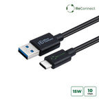 Microconnect ECO-USB3.1CA2 USB cable USB 3.2 Gen 1 (3.1 Gen 1) 2 m USB C USB A Black