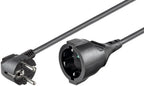 Microconnect PE140500 power cable Black 5 m Power plug type E+F Schuko