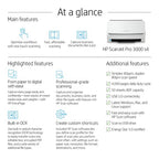 HP ScanJet Pro 3000 s4 Sheet-fed scanner 600 x 600 DPI A4 Black, White