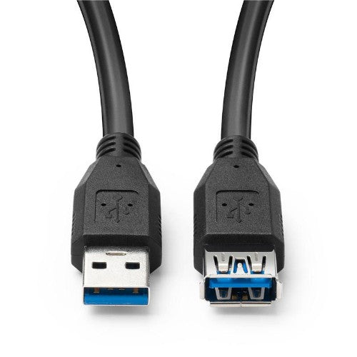 Microconnect USB3.0AAF05B USB cable USB 3.2 Gen 1 (3.1 Gen 1) 0.5 m USB A Black