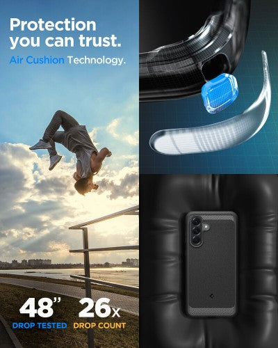 Spigen Rugged Armor Galaxy A56 5G Case Matte Black
