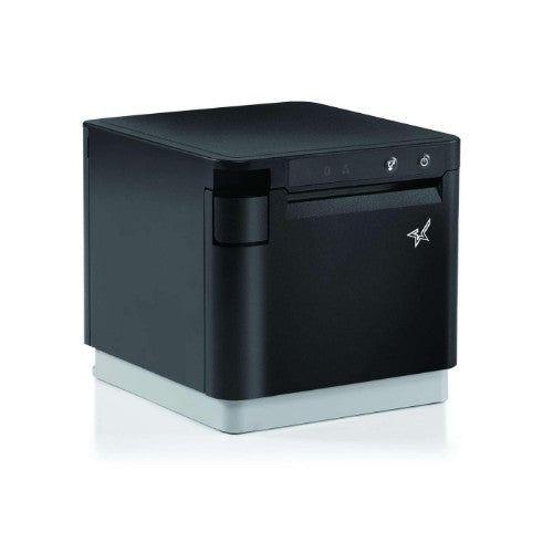 Star Micronics MCP31CI BK E+U, mPOS Receipt Printer - 400mm/s Direct Thermal, 58/80mm paper width, USB-C with Power Delivery for iOS / Android / Windows, Ethernet LAN, USB-A peripheral hub, CloudPRNT Next, Black Case, EU UK, 24VDC PS included