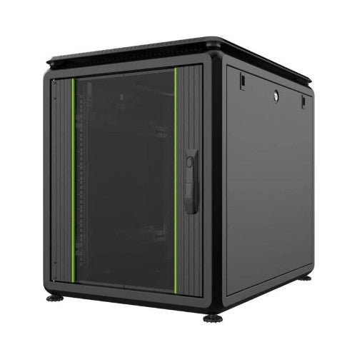 Lanview RDL12U61BL rack cabinet 12U Freestanding rack Black