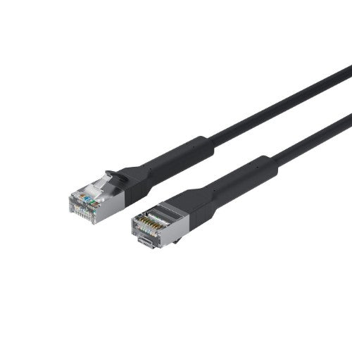 Lanview LV-6AFTP-FLEX-ANG-015B networking cable Black 1.5 m Cat6a U/FTP (STP)