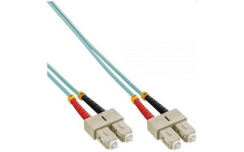 Mercodan 40400178 InfiniBand/fibre optic cable 2 m SC Multicolour, Turquoise