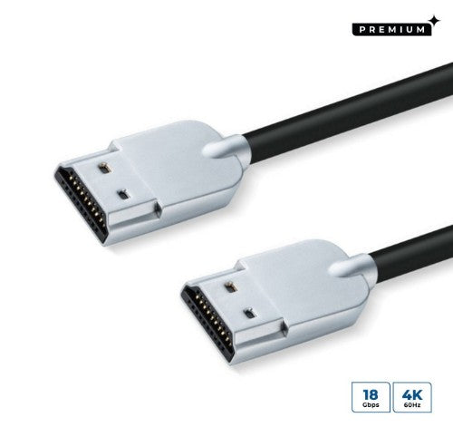 Microconnect HDMISUPERSLIM2M HDMI cable 2 m HDMI Type A (Standard) Black