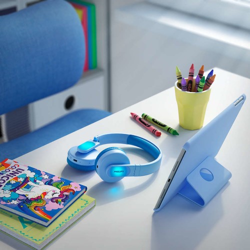 Philips TAK4206BL/00 headphones/headset Wired & Wireless Head-band Calls/Music USB Type-C Bluetooth Blue