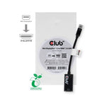 CLUB3D Mini DisplayPort 1.2 to HDMI 2.0 UHD Active Adapter