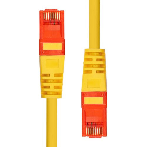 ProXtend CAT6 U/UTP CCA PVC Ethernet Cable Yellow 7M