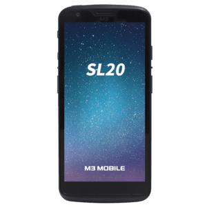 M3 MOBILE Mobile SL20+, 8-Pin, HD, RAM: 8GB, Flash: 128GB, 2D, SE4710, 14 cm (5.5''), GPS, hot-swap, USB-C, BT (BLE), Wi-Fi, eSIM, 4G, NFC, Android, GMS, ext. bat.