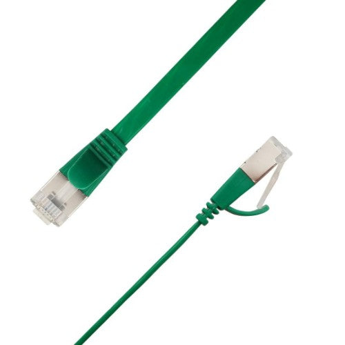 LinkIT STP-FL6A-00250-GR networking cable Green 2.5 m Cat6a U/FTP (STP)