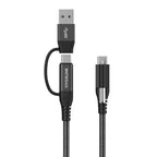 Vivolink PROUSBCMM1.5ADP USB cable USB 3.2 Gen 2 (3.1 Gen 2) 1.5 m USB C USB A/USB C Black