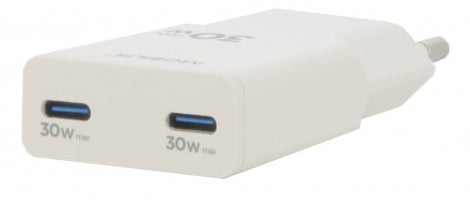 Mobilis 020026 mobile device charger Universal White AC Fast charging Indoor