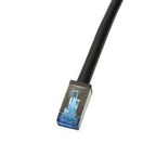 LogiLink CQ7033S networking cable Black 1 m Cat6a S/FTP (S-STP)