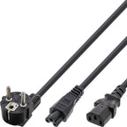 Microconnect PE011418 power cable Black 1.8 m Power plug type E+F C13 coupler + C5 coupler