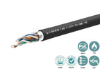 Lanview LVN-CAT6PE-FUTP-305M networking cable Black Cat6 F/UTP (FTP)