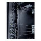 APC NetShelter Cable Management, Vertical Cable Manager, Cable Rings, Set of 8, Black, 55 mm x 766 mm x 85 mm
