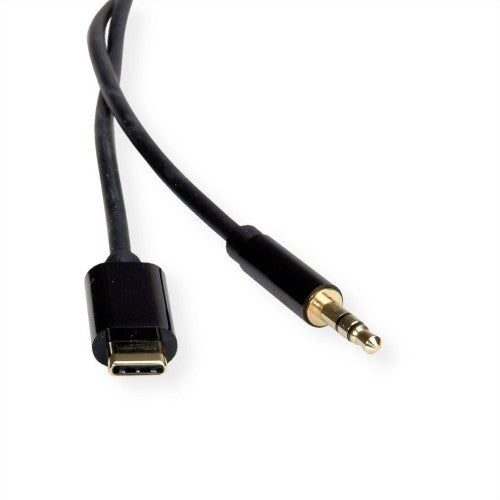 ROLINE 12033218 audio cable 3 m 3.5mm USB Type-C Black