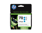 HP 3ED77A/712 Ink cartridge cyan multi pack 29ml Pack=3 for HP DesignJet T 200