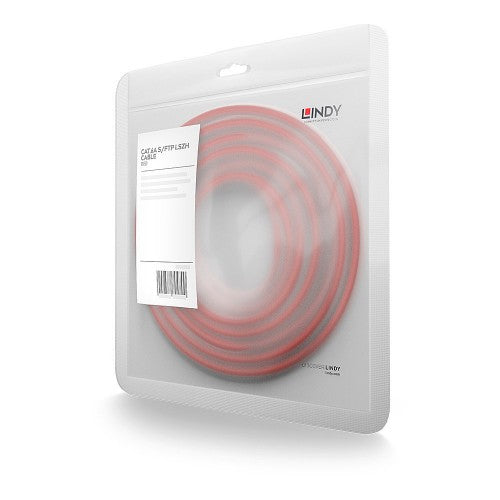 Lindy 47166 networking cable Red 5 m Cat6a S/FTP (S-STP)