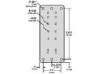 Ergotron Wall Plate Aluminium